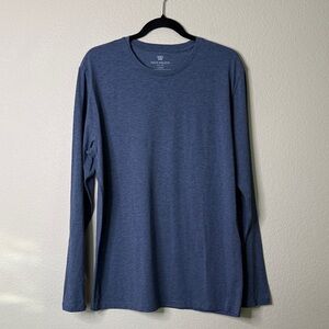Mack Weldon Silver long sleeve T-shirt large blue EUC